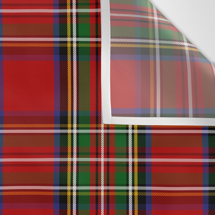 Festive Tartan Wall Tapestry Gallery Image 3