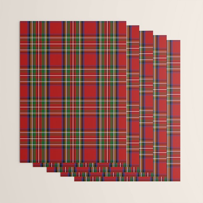 Festive Tartan Wrapping Paper Gallery Image 3