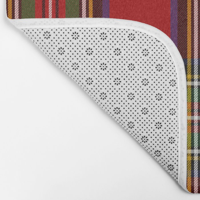 Festive Tartan Bath Mat Gallery Image 2