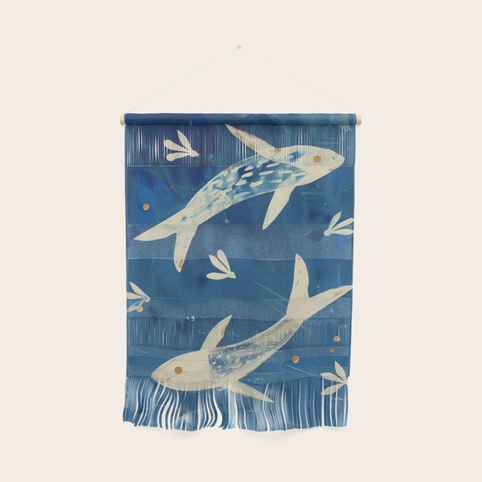 Zen Pond Art Wall Hanging Gallery Image 1