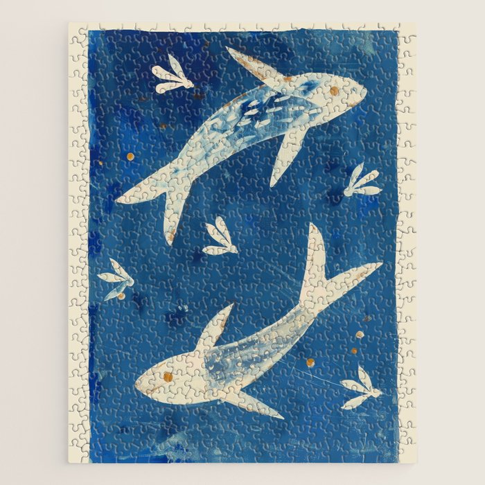 Zen Pond Art Jigsaw Puzzle Gallery Image 1