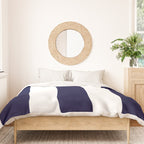 Navy Blue And White Stripes Duvet Cover Gallery Image 3