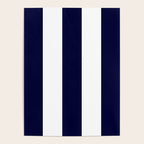Navy Blue And White Stripes Poster Gallery Image 4