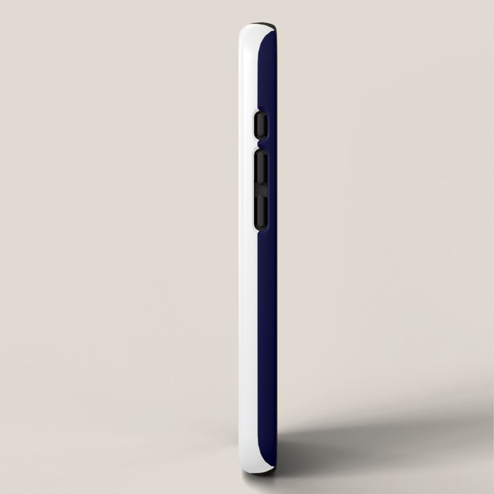 Navy Blue And White Stripes iPhone Case Gallery Image 2