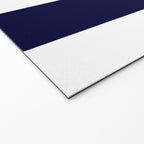 Navy Blue And White Stripes Welcome Mat Gallery Image 2