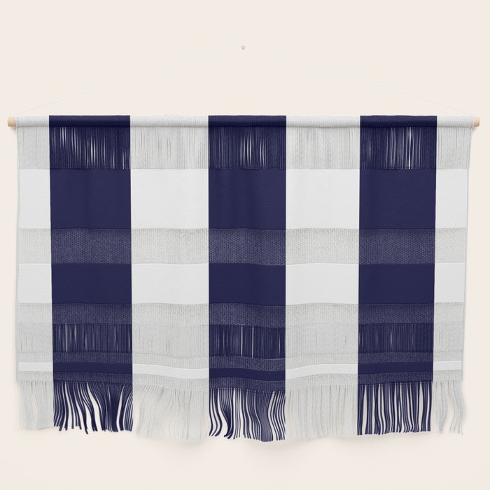 Navy Blue And White Stripes Wall Hanging Gallery Image 1