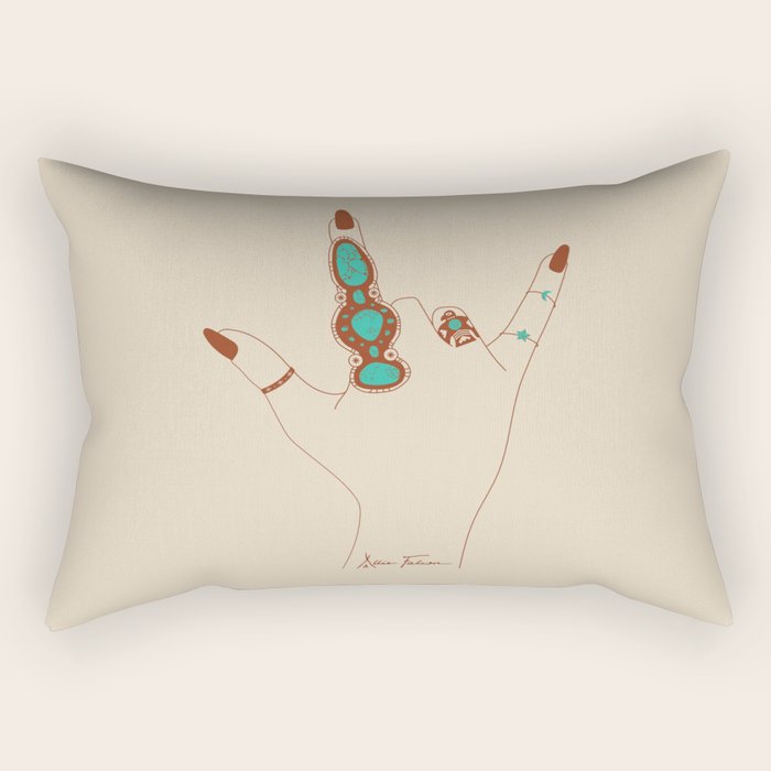 Love Language Rectangular Pillow Gallery Image 2
