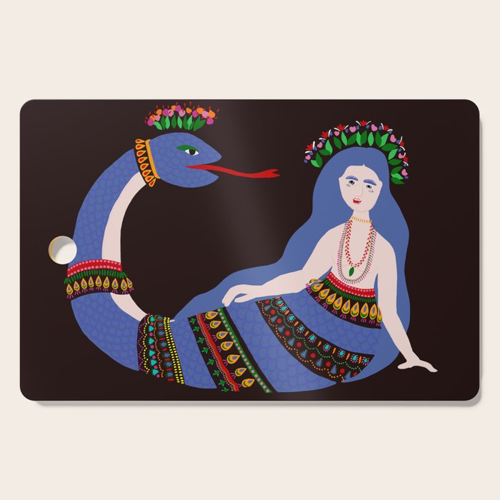 Shahmaran, half woman half snake Cutting Board Gallery Image 1
