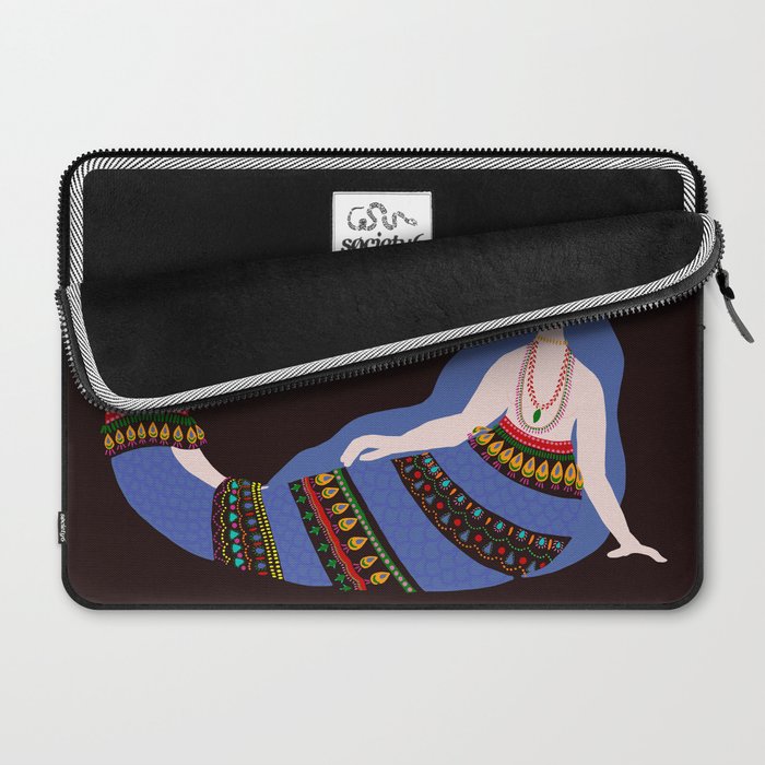 Shahmaran, half woman half snake Laptop Sleeve Gallery Image 2