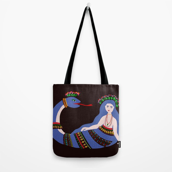 Shahmaran, half woman half snake Tote Bag Gallery Image 2