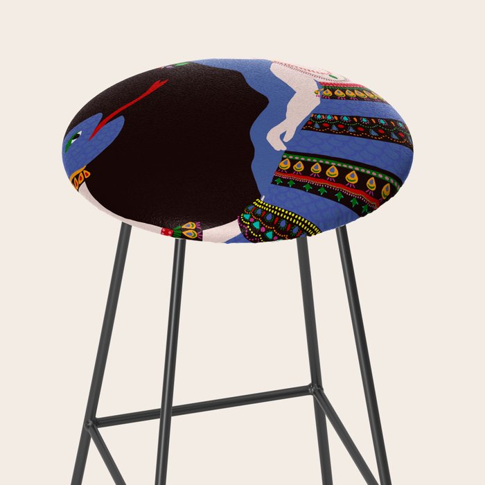 Shahmaran, half woman half snake Stool Gallery Image 2