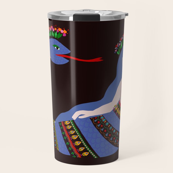Shahmaran, half woman half snake Travel Mug Gallery Image 1