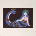 Shahmaran, half woman half snake Welcome Mat Gallery Image 1