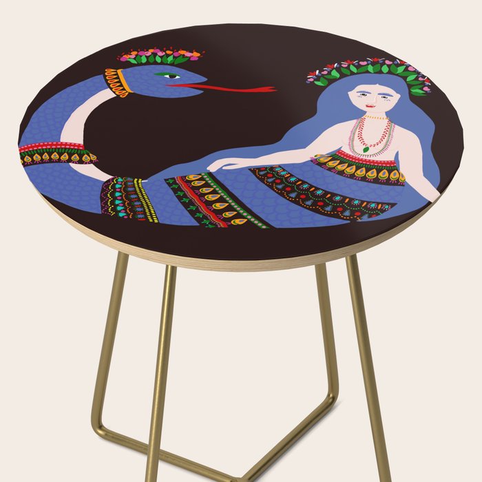 Shahmaran, half woman half snake Side Table Gallery Image 2