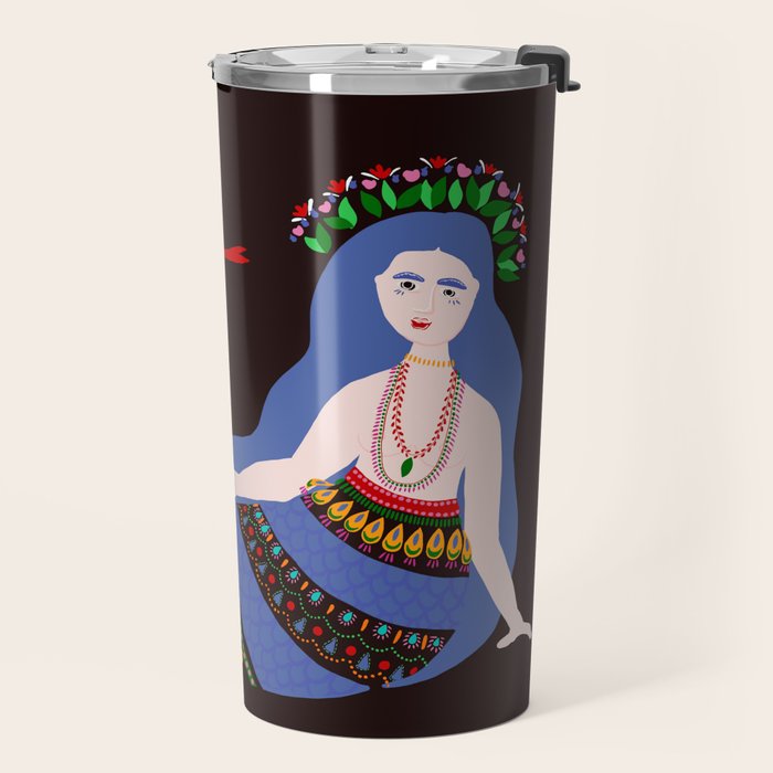 Shahmaran, half woman half snake Travel Mug Gallery Image 2