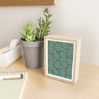 Winter & Woodsy Pine Trees in Forest Green Mini Art Print Gallery Image 2