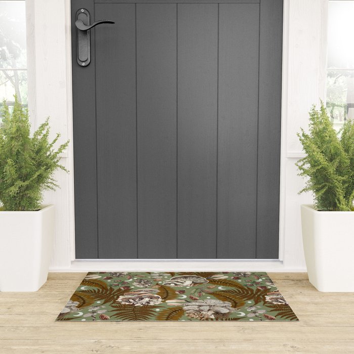 Mushrooms in moon forest G Welcome Mat Gallery Image 3