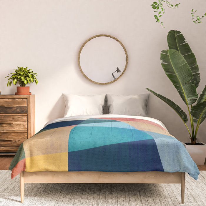 Waterfall and forest Comforter Gallery Image 3