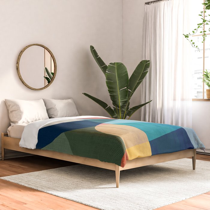 Waterfall and forest Comforter Gallery Image 2