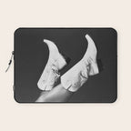 These Boots - Noir / Black & White Laptop Sleeve Gallery Image 1