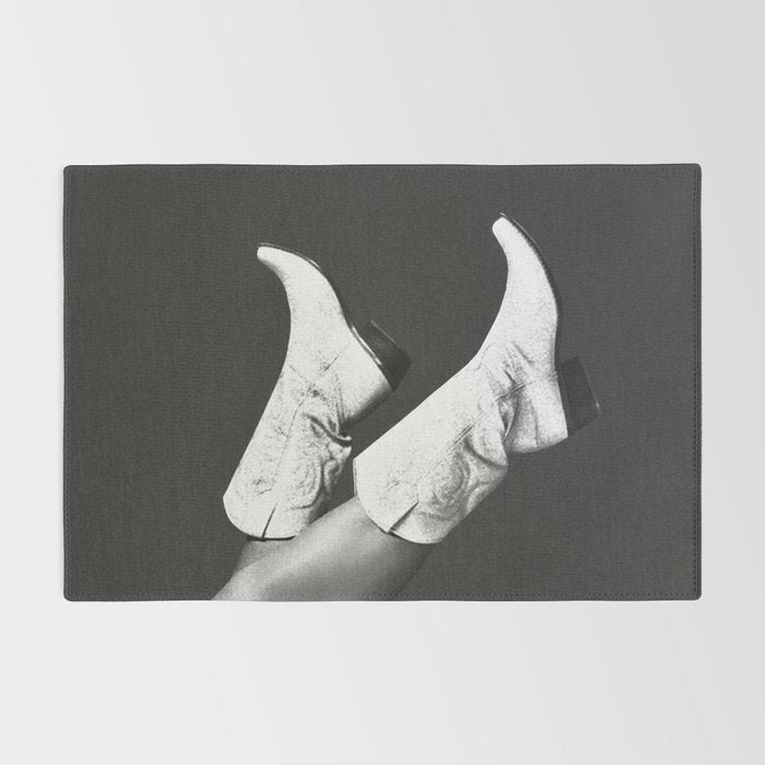These Boots - Noir / Black & White Rug Gallery Image 2