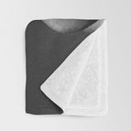 These Boots - Noir / Black & White Throw Blanket Gallery Image 3