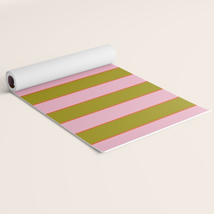 Abstration_GEOMETRIC_RIBBON_STRIPE_LINE_GIFT_LOVE_POP_0930 Yoga Mat Gallery Image 2