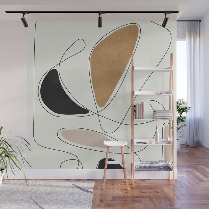 Thin Flow III Wall Mural Gallery Image 1