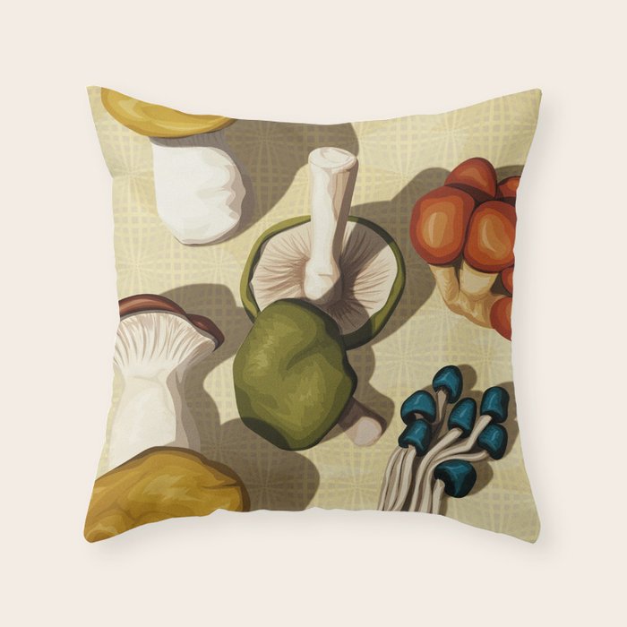 Shroomies Throw Pillow Gallery Image 6