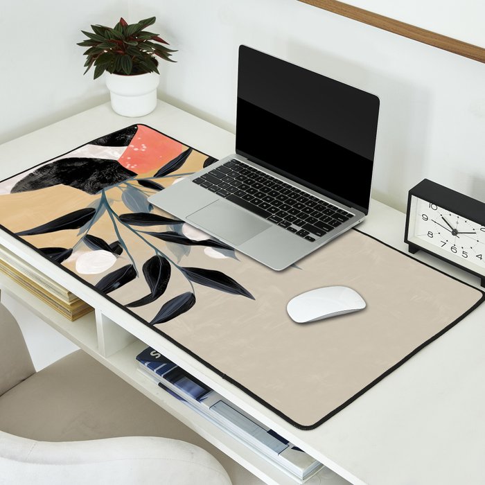 Sienna Blooms Desk Mat Gallery Image 2