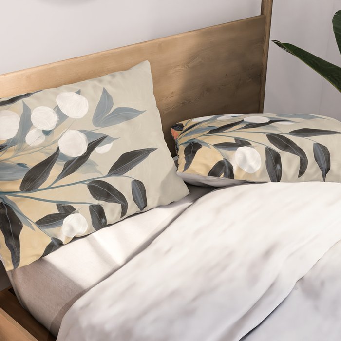 Sienna Blooms Pillow Sham Gallery Image 2