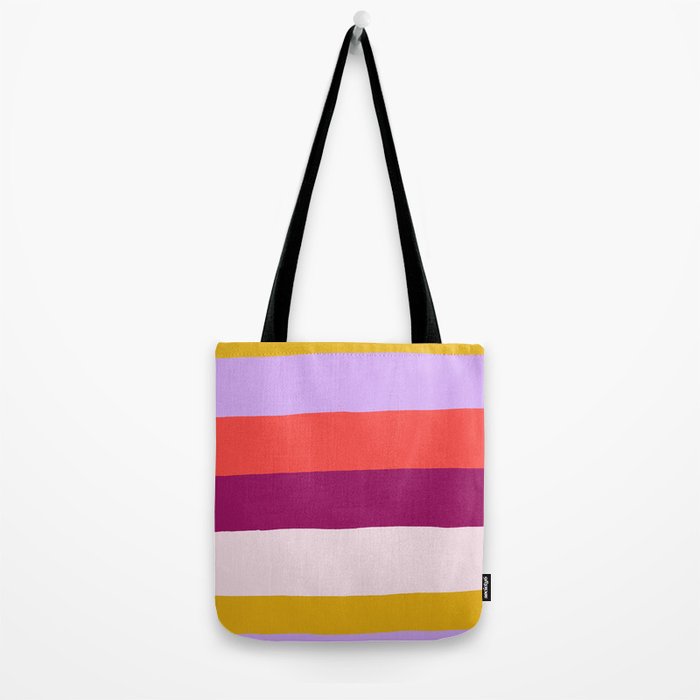 Sunset Stripes Tote Bag Gallery Image 2