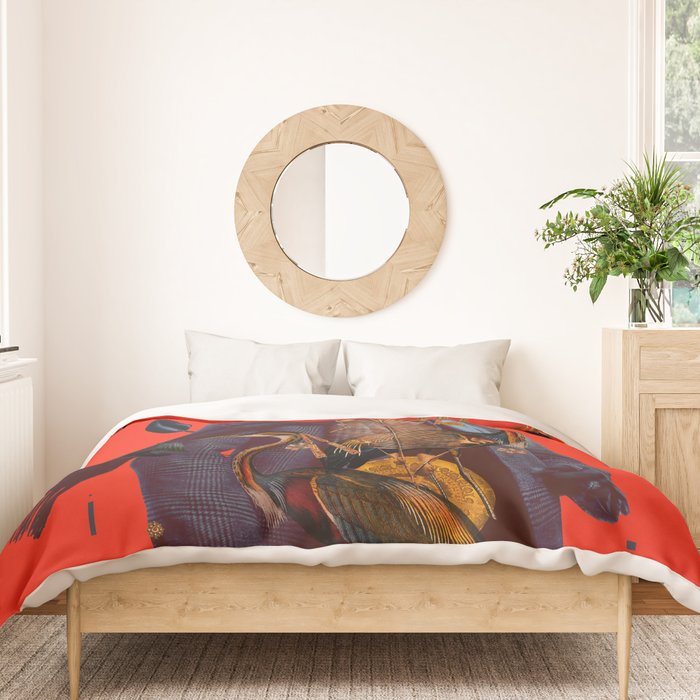 Midnight Jazz in New Orleans Duvet Cover Gallery Image 3