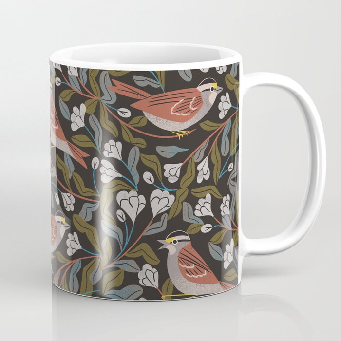 Sparrows And Apple Blossoms Coffee Mug Gallery Image 1