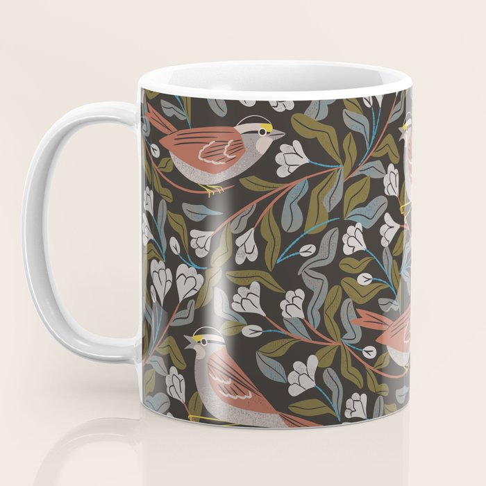 Sparrows And Apple Blossoms Coffee Mug Gallery Image 3