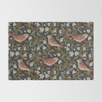 Sparrows And Apple Blossoms Rug Gallery Image 2