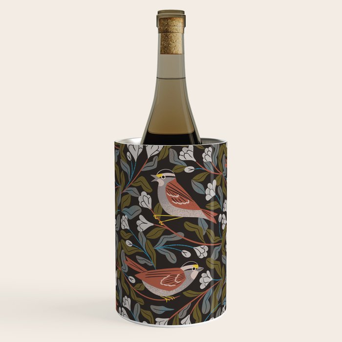 Sparrows And Apple Blossoms Wine Chiller Gallery Image 1