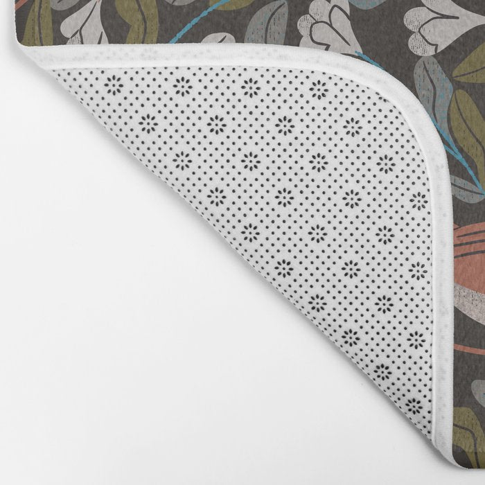 Sparrows And Apple Blossoms Bath Mat Gallery Image 2