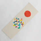 Great Bird Migration Yoga Mat Gallery Image 1