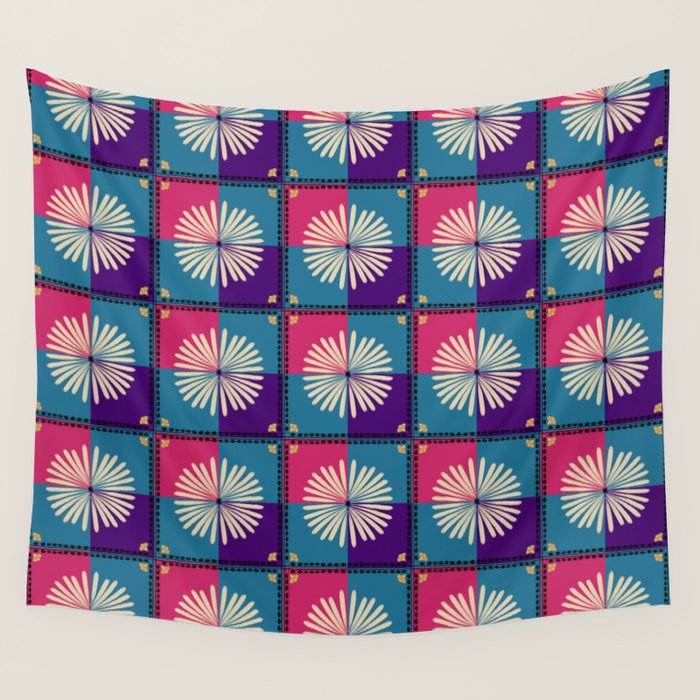 Fire Blossom Wall Tapestry Gallery Image 1