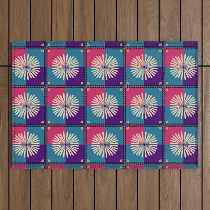 Fire Blossom Outdoor Rug Gallery Image 1