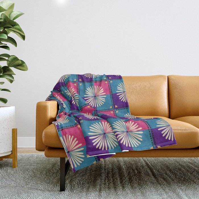 Fire Blossom Throw Blanket Gallery Image 1