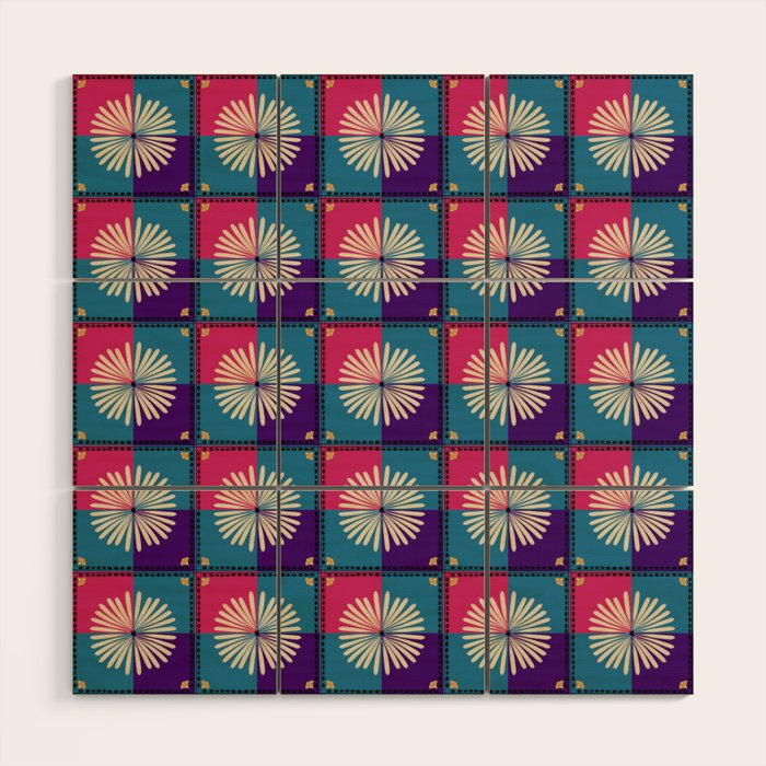 Fire Blossom Wood Wall Art Gallery Image 1