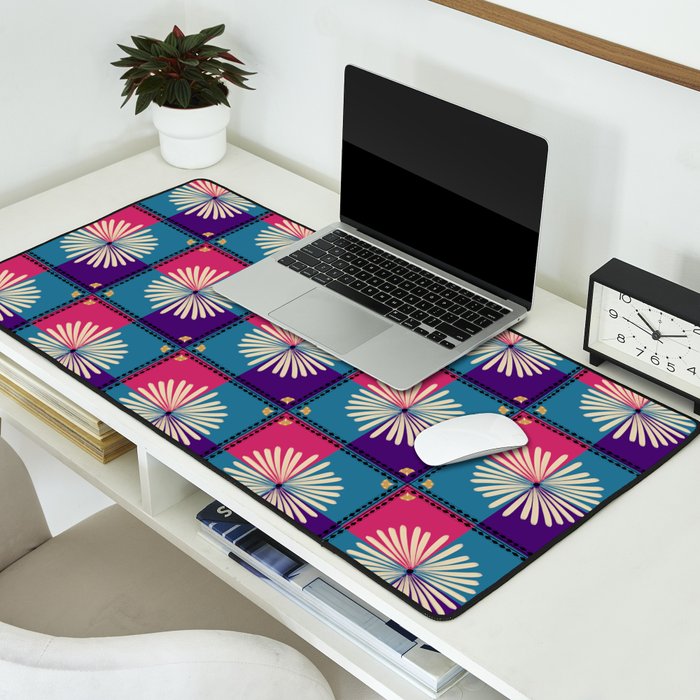 Fire Blossom Desk Mat Gallery Image 2