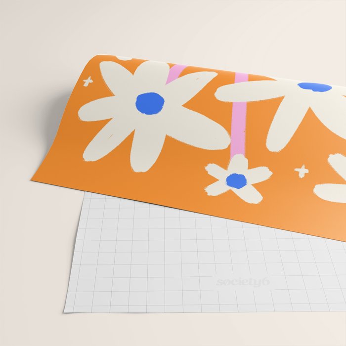 Daisies In Bloom Wrapping Paper Gallery Image 2