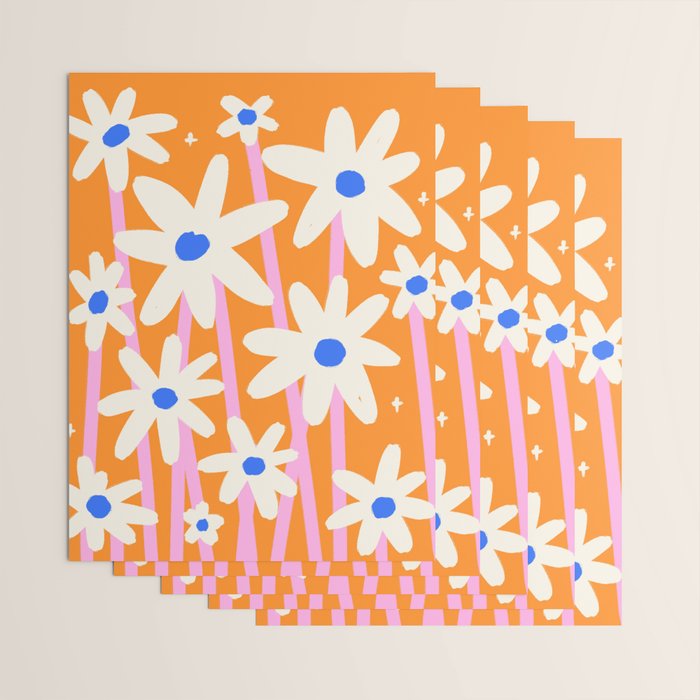 Daisies In Bloom Wrapping Paper Gallery Image 3