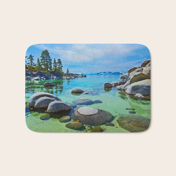 Lake Tahoe Bath Mat Gallery Image 1
