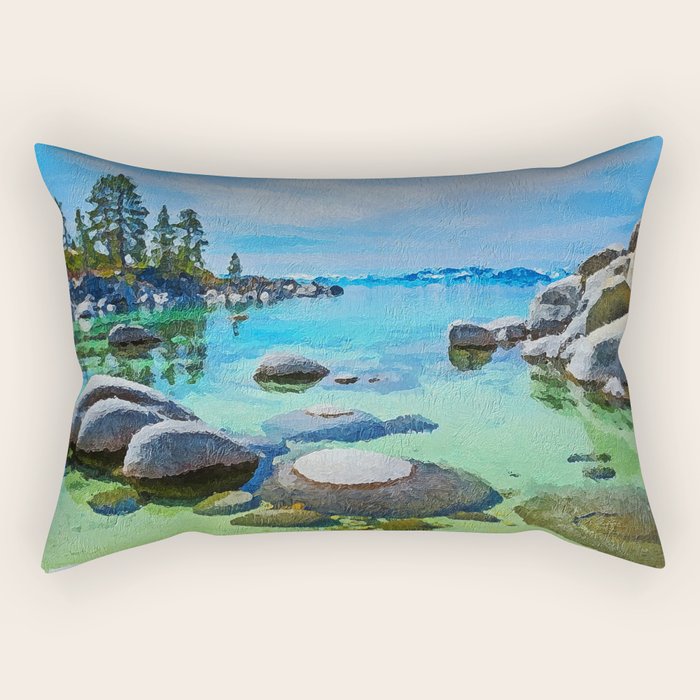 Lake Tahoe Rectangular Pillow Gallery Image 1