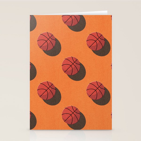 BALLS Basketball - indoor - pattern Stationery Card Gallery Image 2