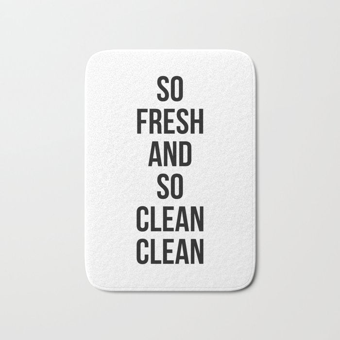 So Fresh And So Clean Clean Bath Mat Gallery Image 1